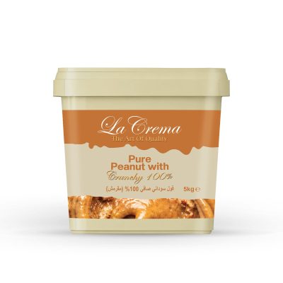 La Crema Pure Peanut with Crunchy 100% (5KG)